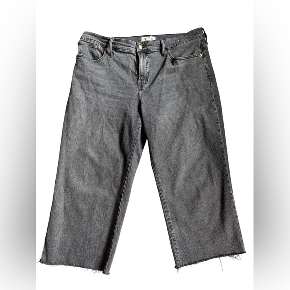 Madewell Jeans The Perfect Vintage Wide-Leg Crop Jean - Picture 2 of 4